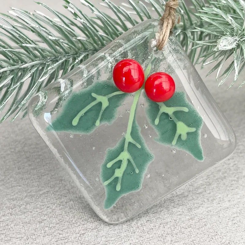 Adorno de vidrio para el árbol de Navidad