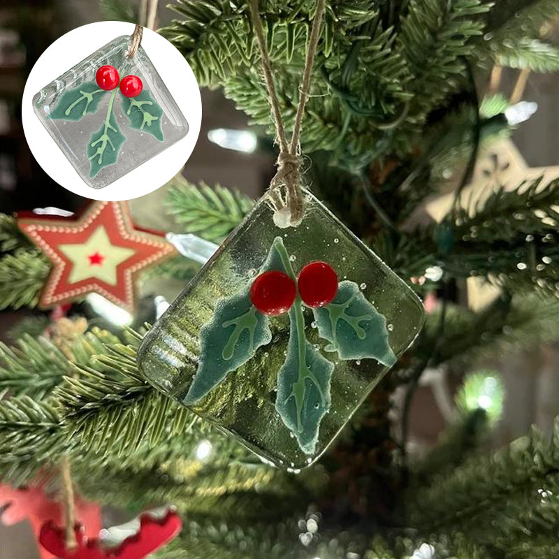 Adorno de vidrio para el árbol de Navidad