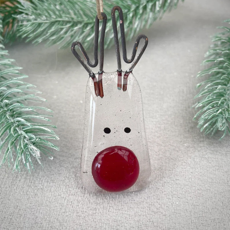 Adorno de vidrio para el árbol de Navidad