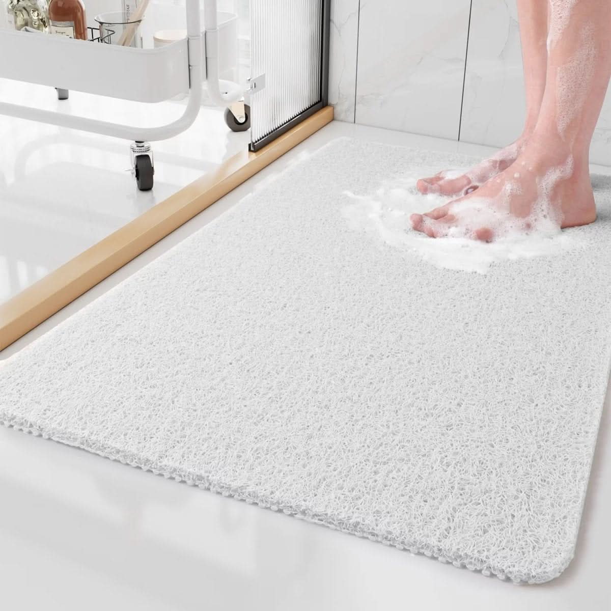 Alfombra antideslizante para ducha con sistema de drenaje