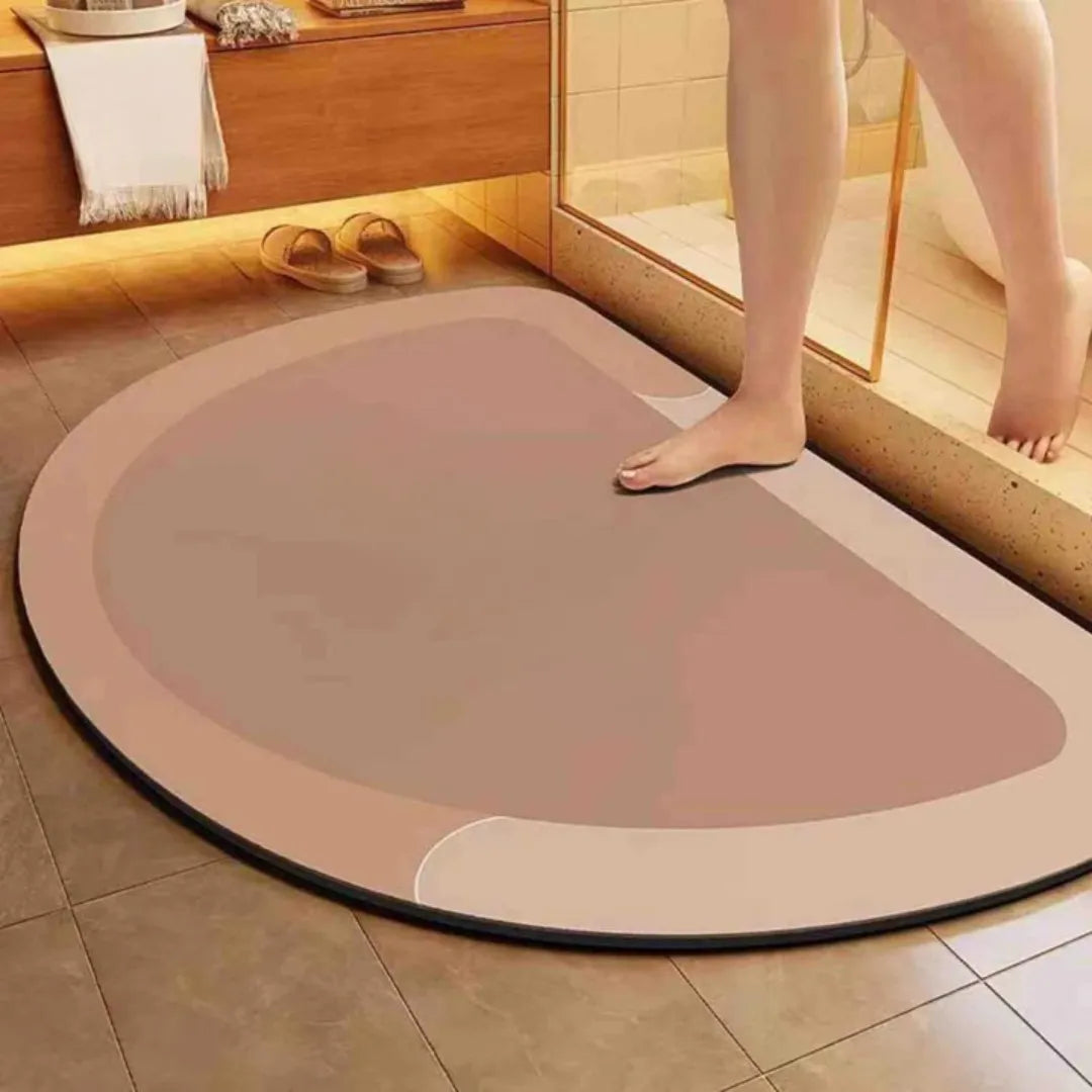 Alfombra de baño – Confort de secado rápido y antideslizante