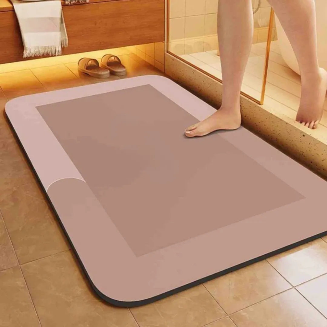 Alfombra de baño – Confort de secado rápido y antideslizante