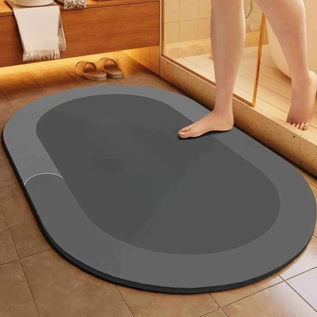 Alfombra de baño – Confort de secado rápido y antideslizante