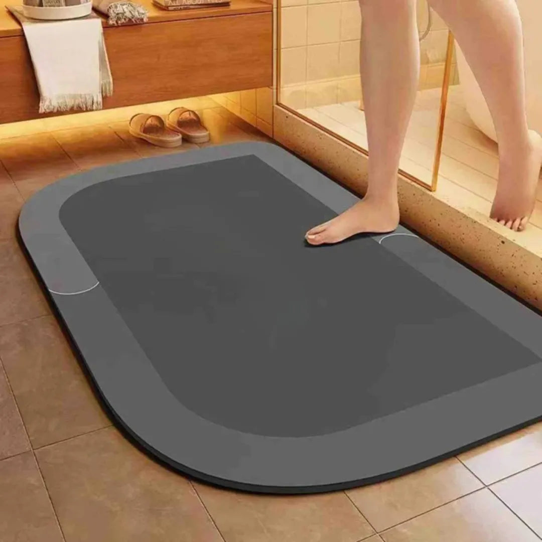 Alfombra de baño – Confort de secado rápido y antideslizante