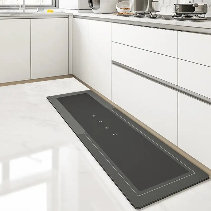 Alfombrilla de cocina cómoda de polímeros absorbentes, impermeable y antideslizante