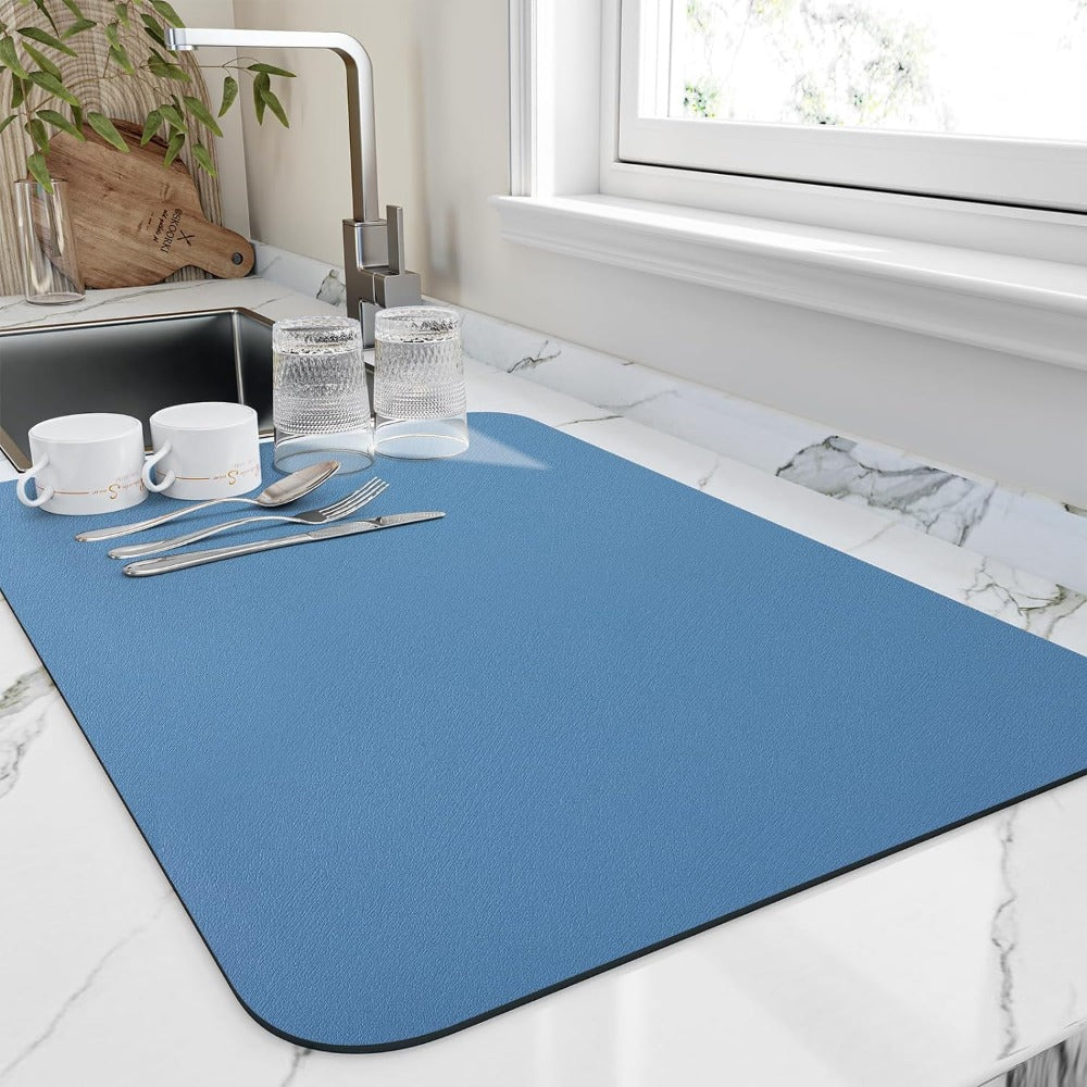 Alfombrilla escurreplatos con superficie de rápida absorción