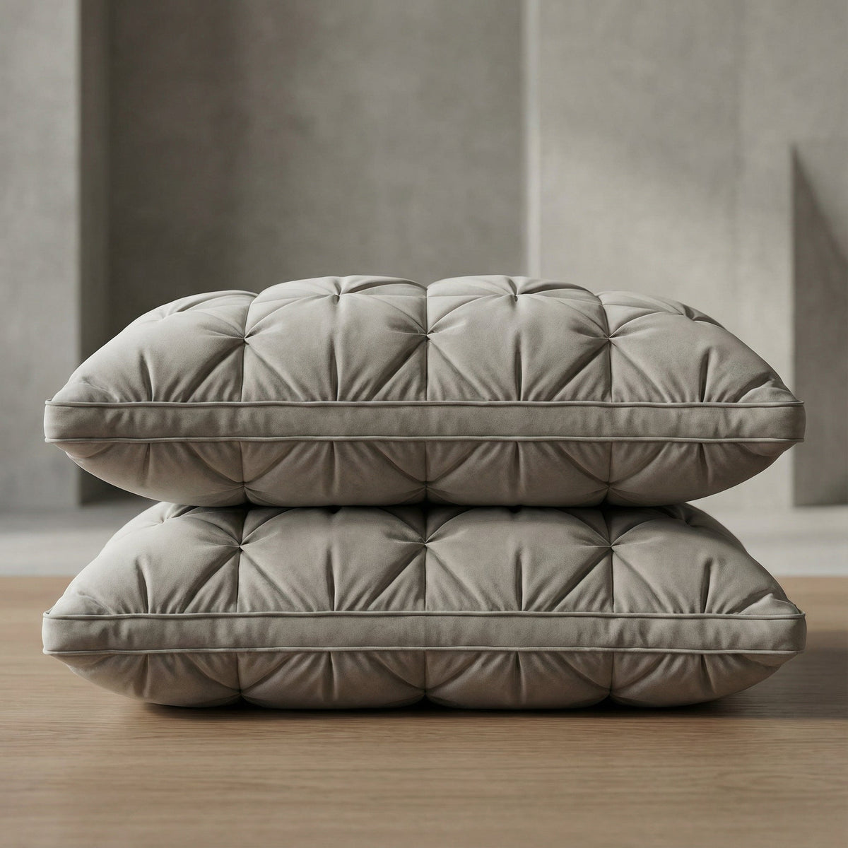 Almohada de Plumón | Soporte Suave Estilo Hotel | Funda de Algodón Transpirable
