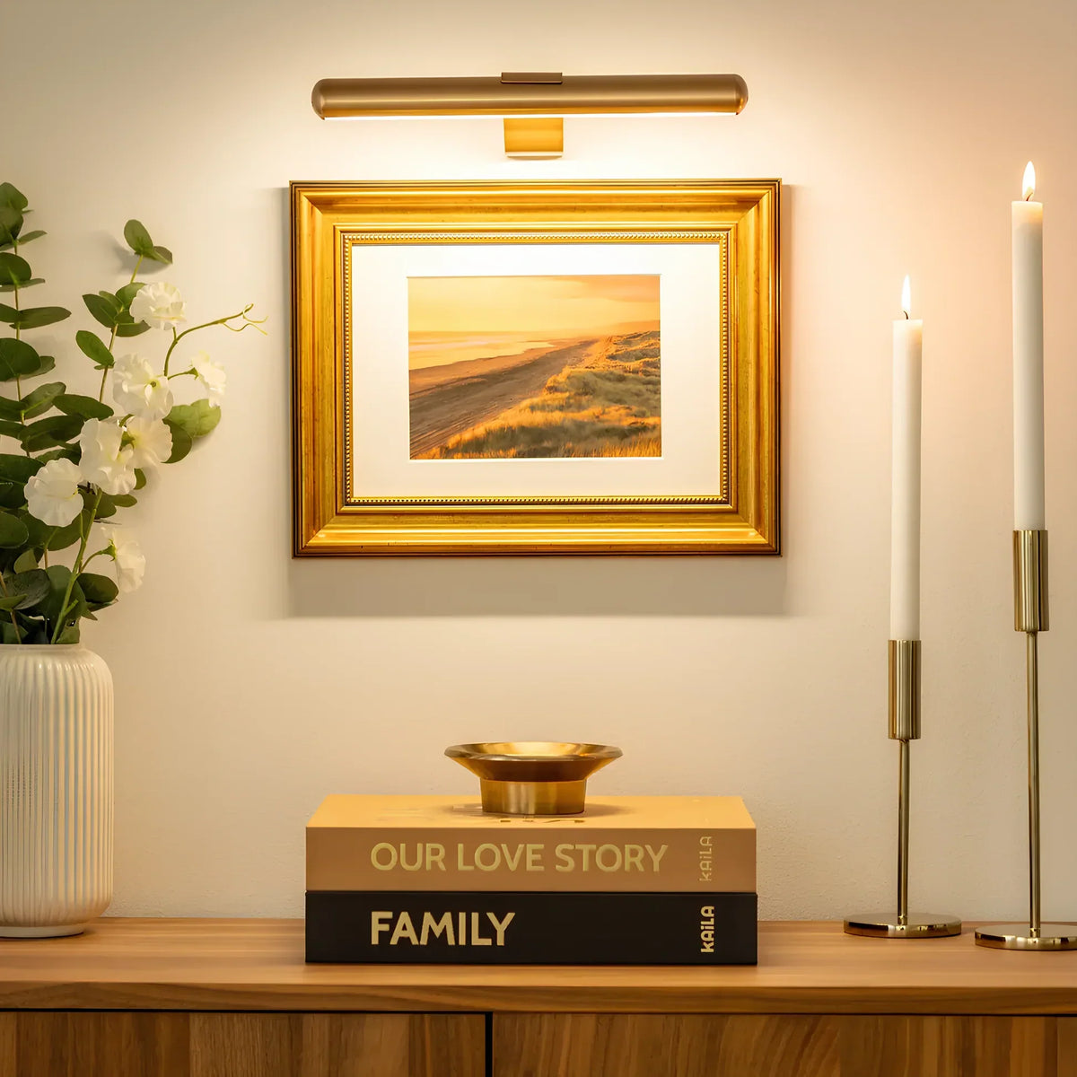 Aplique de pared – Iluminación LED inalámbrica para cuadros con función regulable