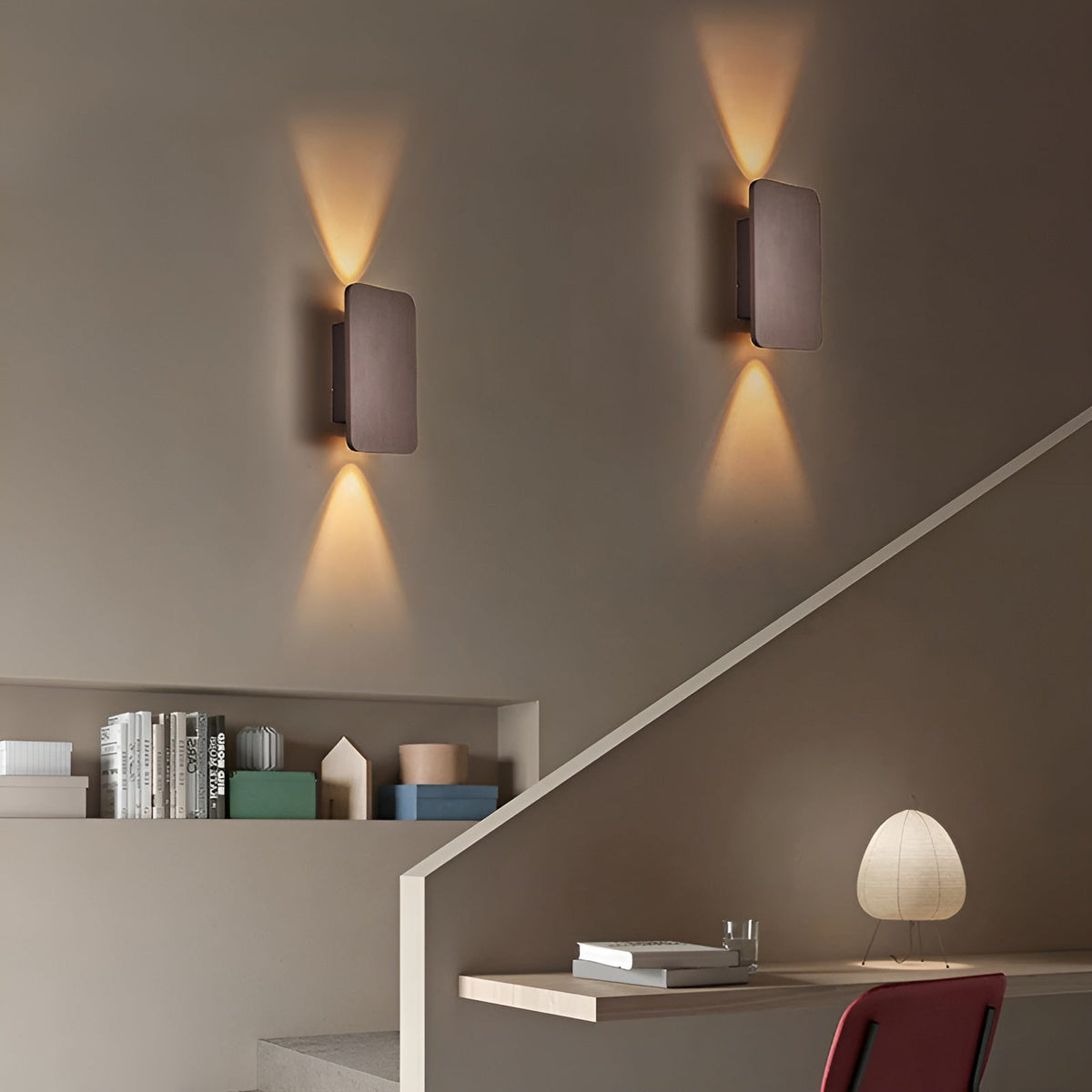 Aplique de pared LED moderno de diseño minimalista para salón y pasillo