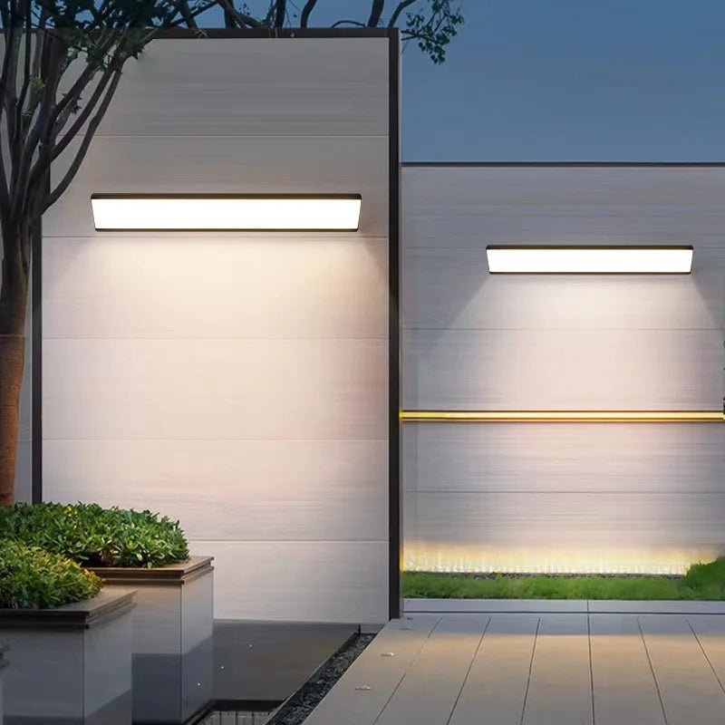 Aplique de pared LED resistente a la intemperie para iluminación exterior