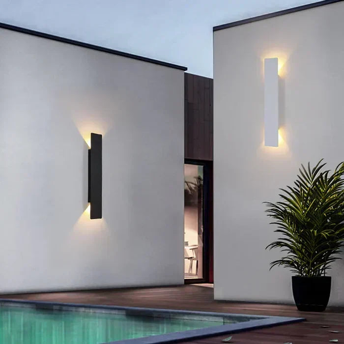 Aplique de pared para exterior resistente a la intemperie