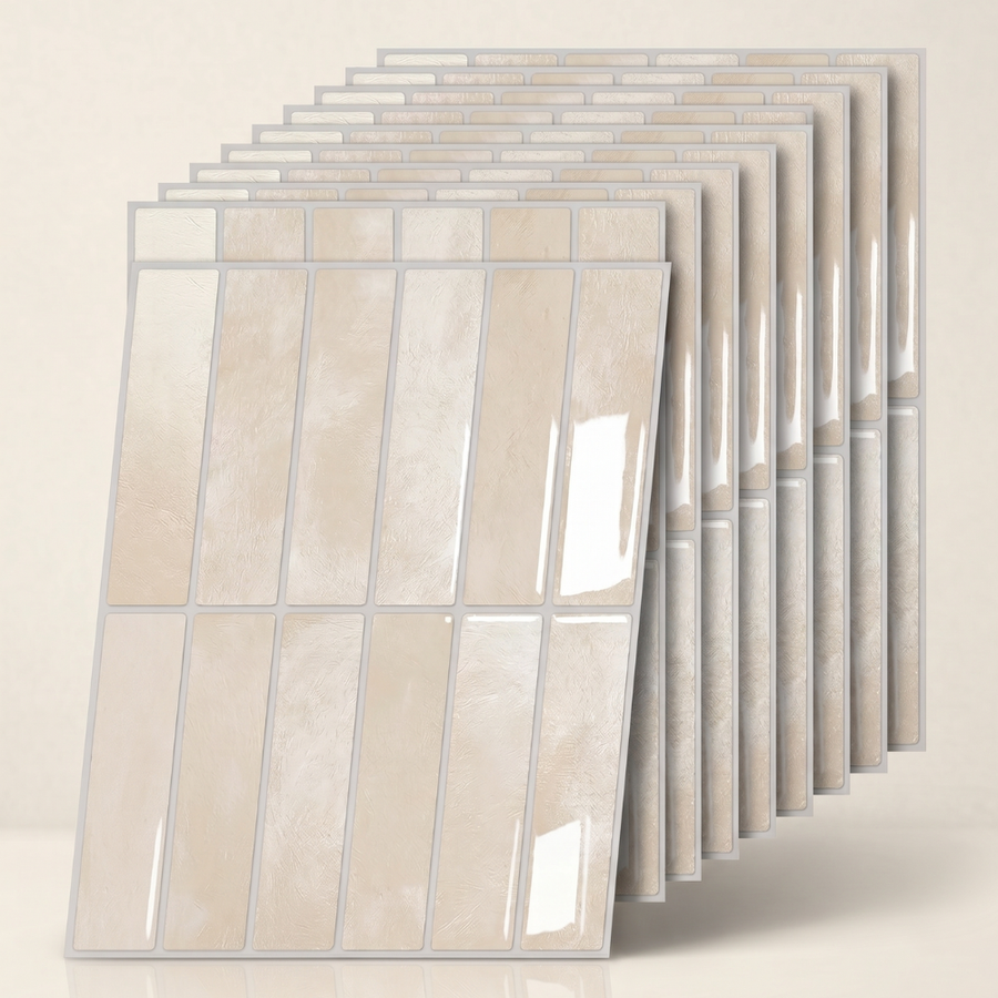 Azulejos adhesivos de pared 3D para cocina y baño