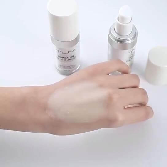 Base de maquillaje que cambia de color