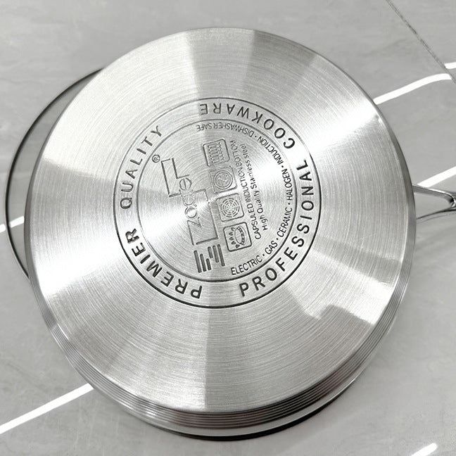 Batería de cocina de 12 piezas de acero inoxidable 201