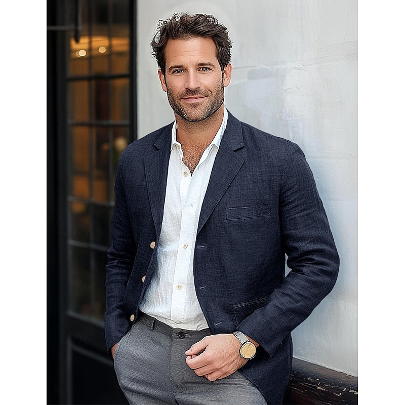 Blazer clásico ligero para hombre – Smart Casual para todo el año