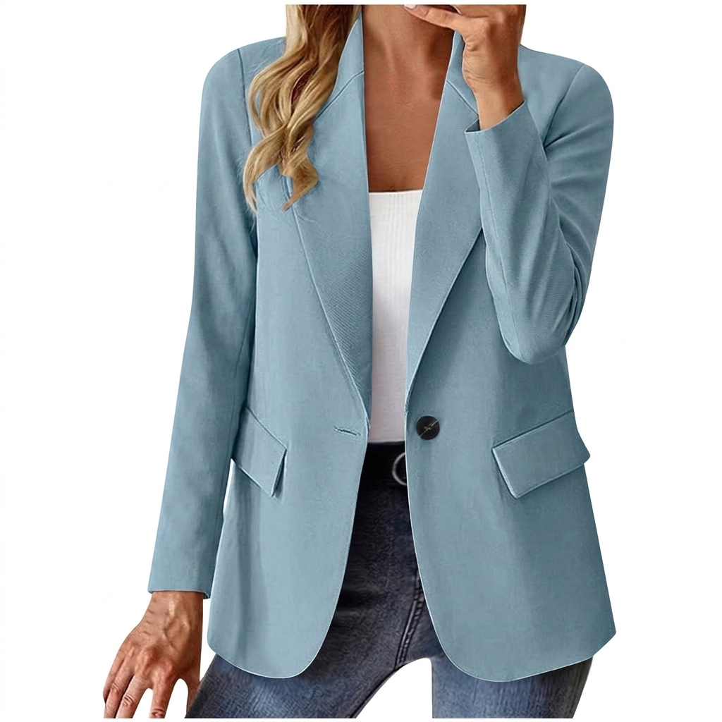Blazer elegante para mujer con manga larga