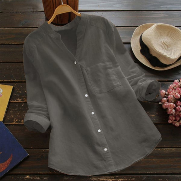 Blusa de algodón corte holgado