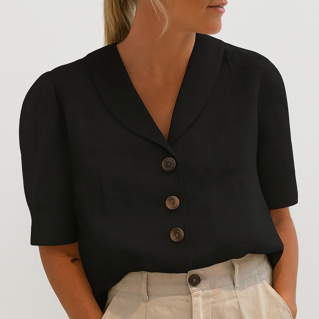Blusa de mujer con botones