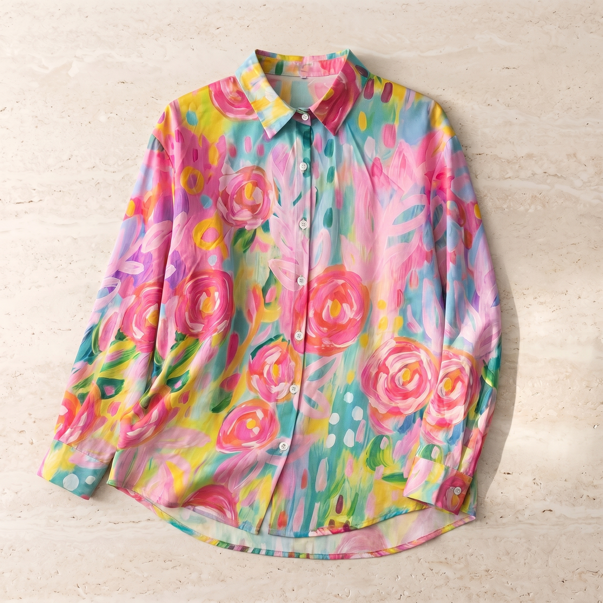 Blusa de Mujer con Estampado Vivo | Top Ligero y Transpirable de Verano
