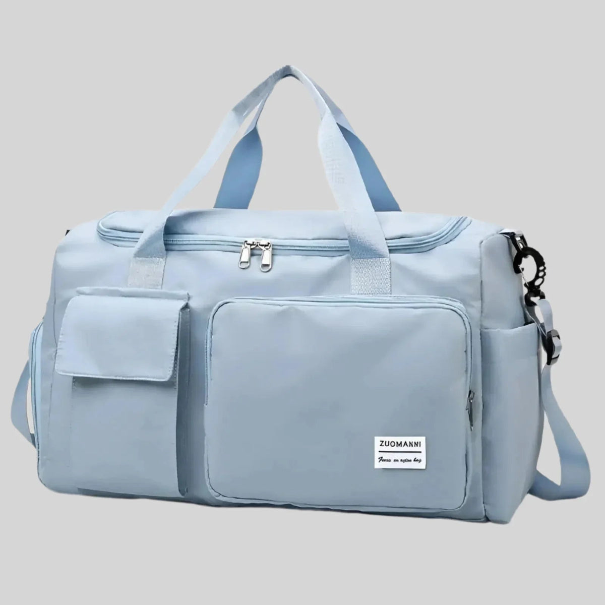 Bolsa de fin de semana impermeable – Bolso espacioso de viaje y gimnasio con compartimento para calzado