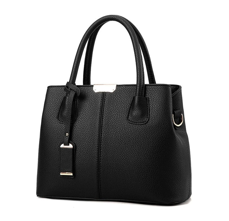 Bolso de mano y hombro moderno de piel para mujer