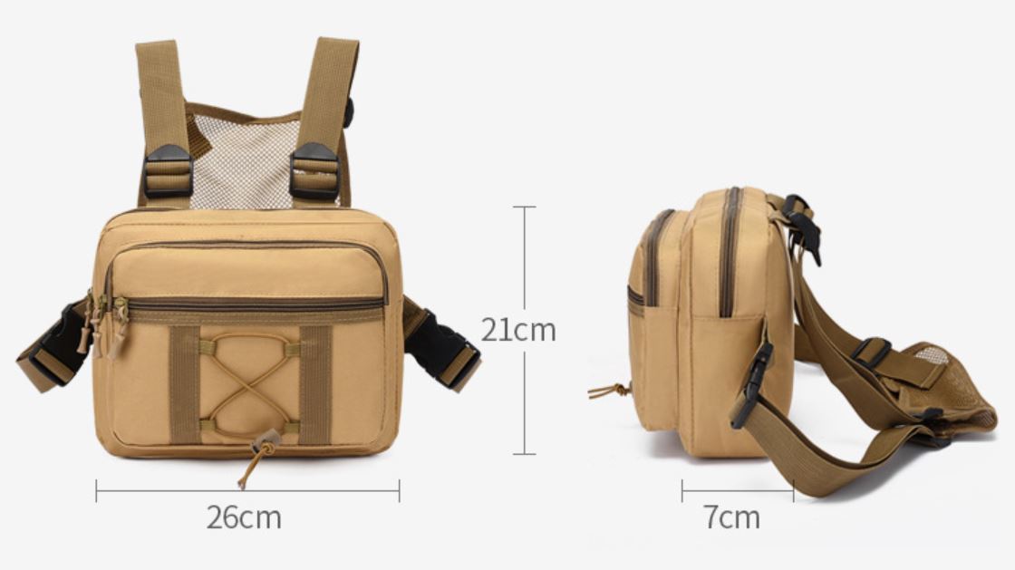 Bolso de Pecho Táctico Unisex Chest Rig - Equipamiento Impermeable para Actividades al Aire Libre