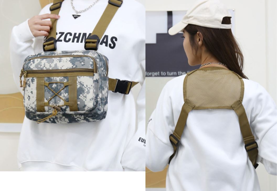 Bolso de Pecho Táctico Unisex Chest Rig - Equipamiento Impermeable para Actividades al Aire Libre