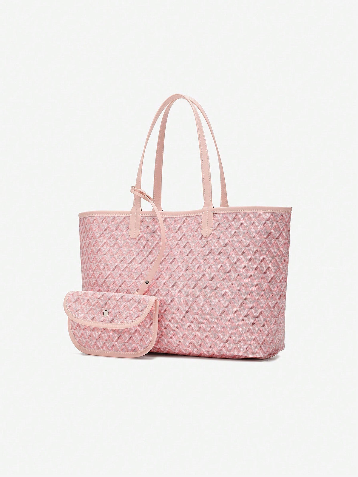 Bolso shopper espacioso con estampado gráfico