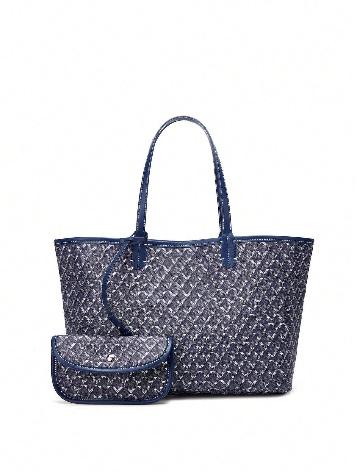 Bolso shopper espacioso con estampado gráfico