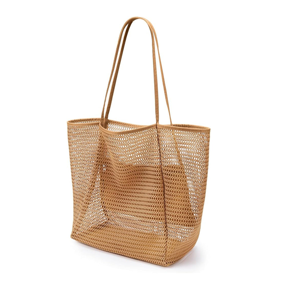 Bolso tote de playa de malla transpirable