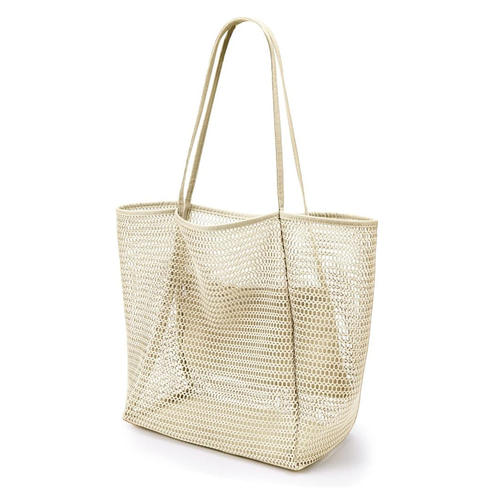 Bolso tote de playa de malla transpirable