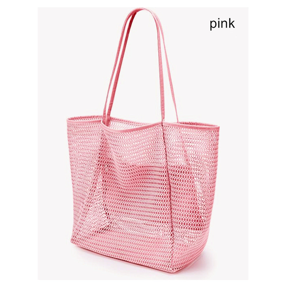 Bolso tote de playa de malla transpirable