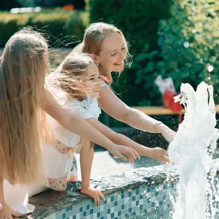 Bomba duradera para fuente: juego de agua personalizable