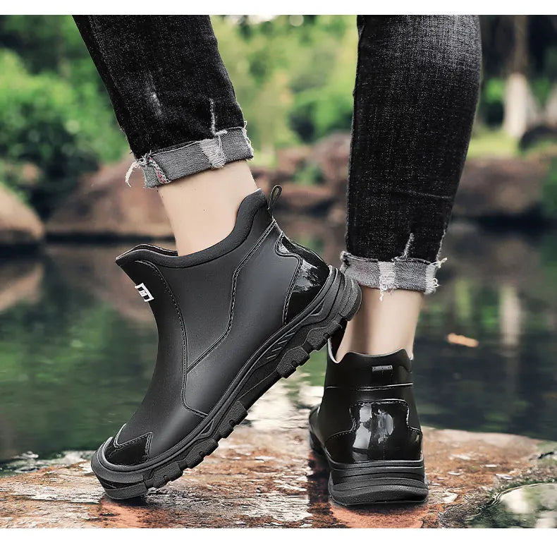Botas impermeables para hombre para todo terreno con suela aislante