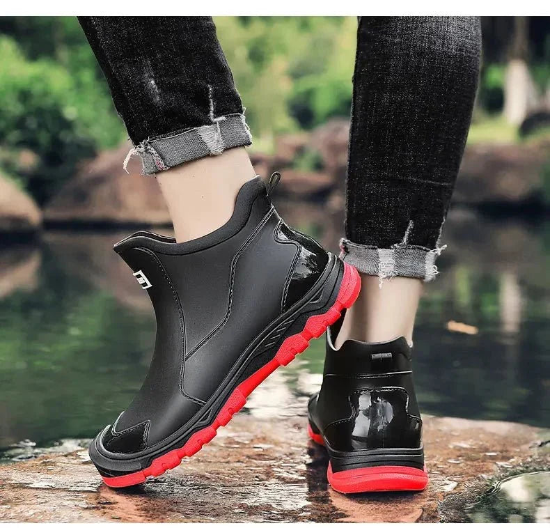 Botas impermeables para hombre para todo terreno con suela aislante