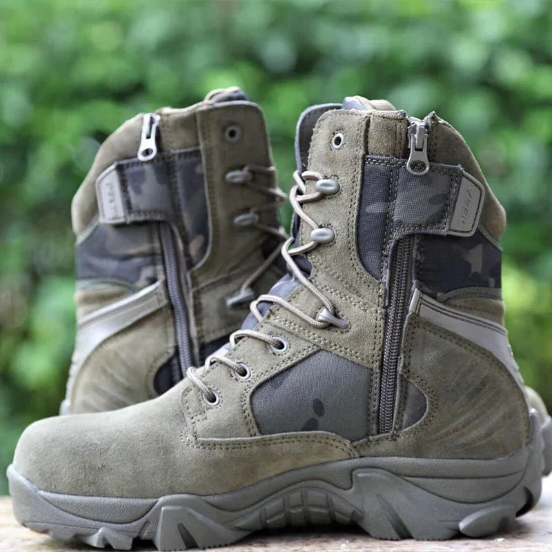 Botas tácticas resistentes para hombre para aventuras al aire libre