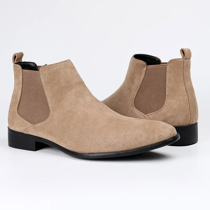 Botines Chelsea slip-on para hombre hasta el tobillo