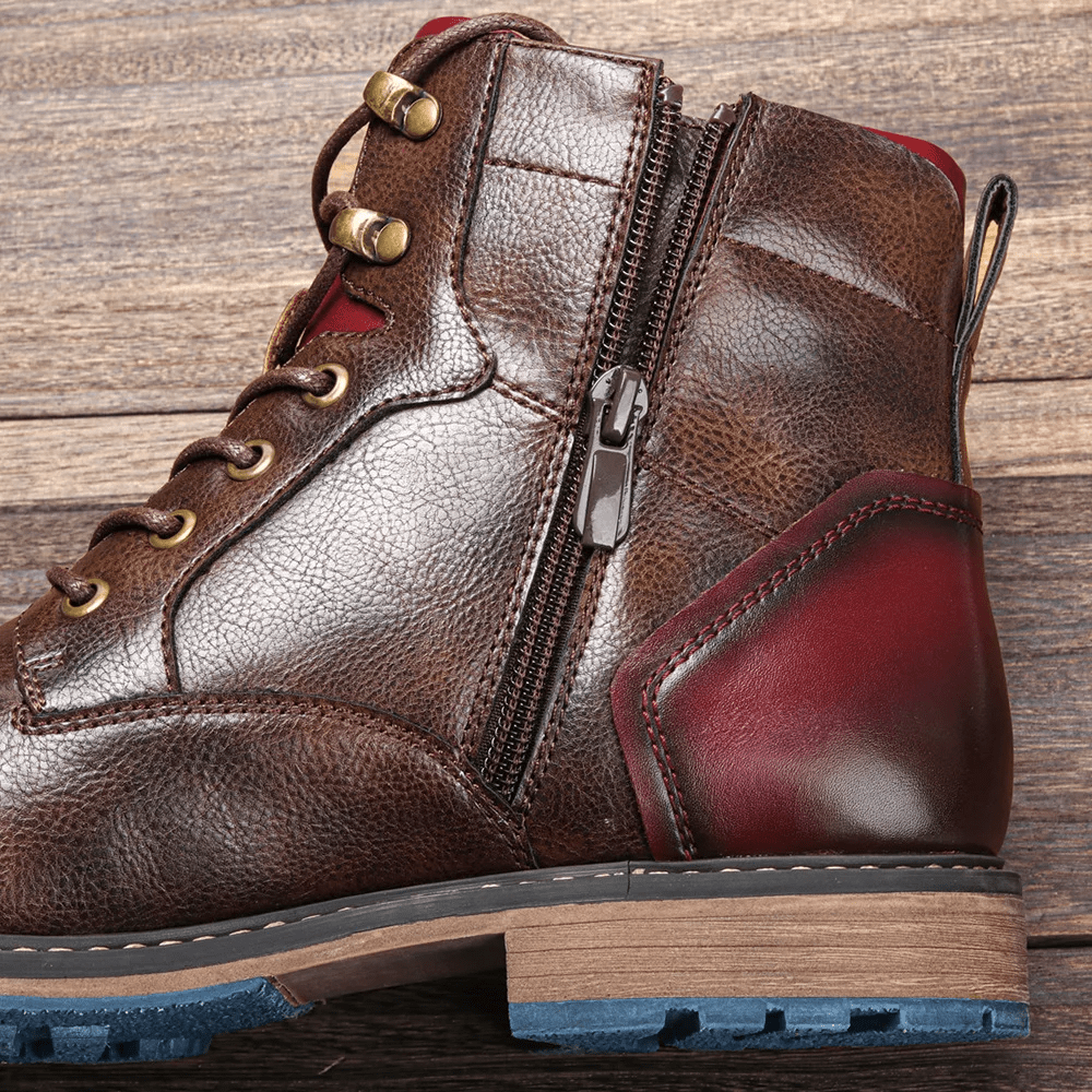 Botines con cremallera lateral y suela antideslizante
