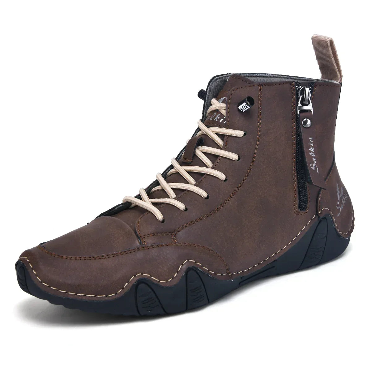 Botines ortopédicos acolchados con cremallera