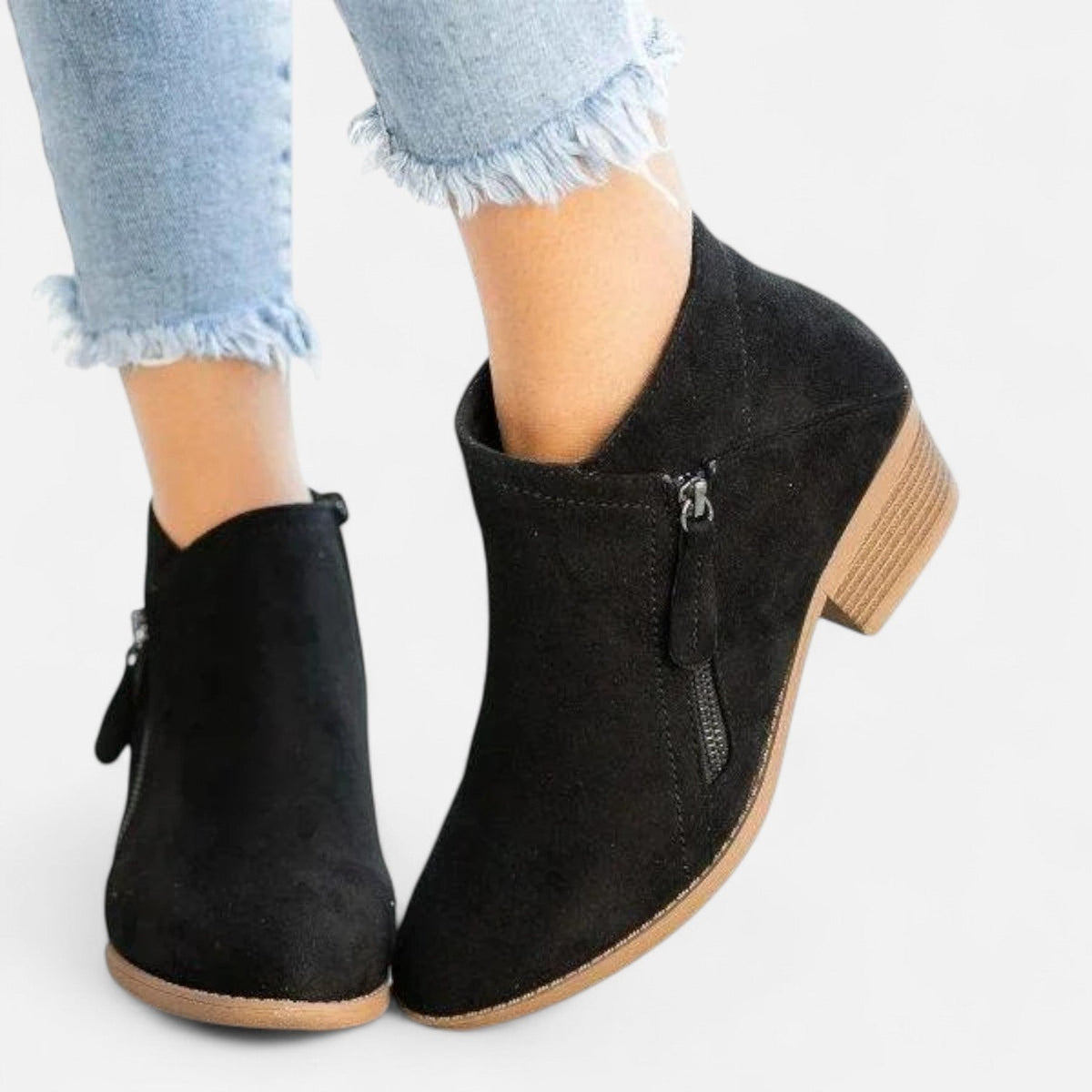 Botines ortopédicos de piel para mujer – Confort terapéutico y estilo sofisticado