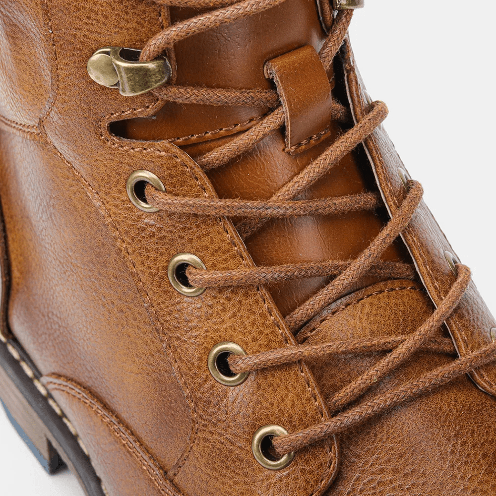 Botines para hombre con cremallera lateral y suela antideslizante
