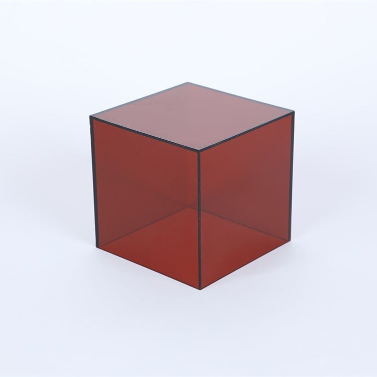 Caja de almacenamiento y exhibición de acrílico de colores