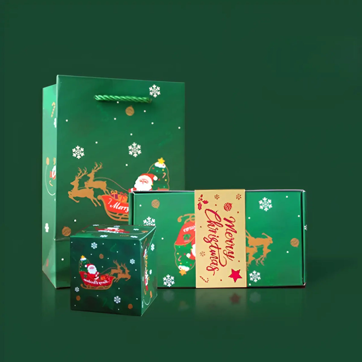 Caja sorpresa navideña para dinero