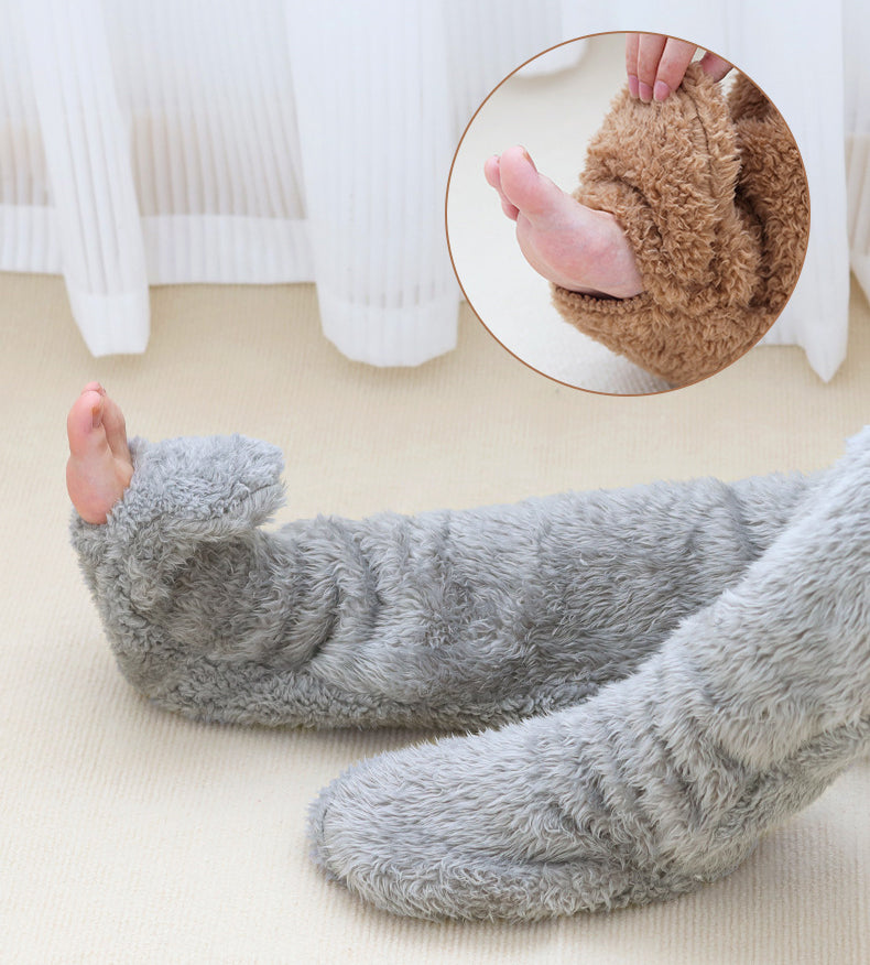 Calcetines maravillosamente suaves y cálidos para los fríos días de invierno