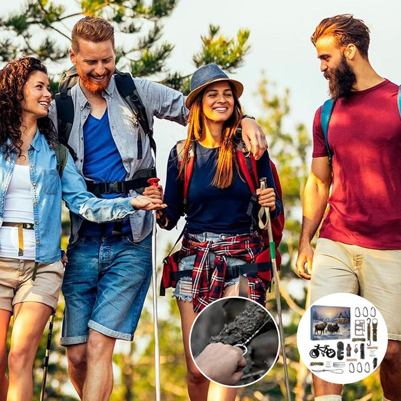 Calendario de Adviento con Kit de Supervivencia y Herramientas Multifunción