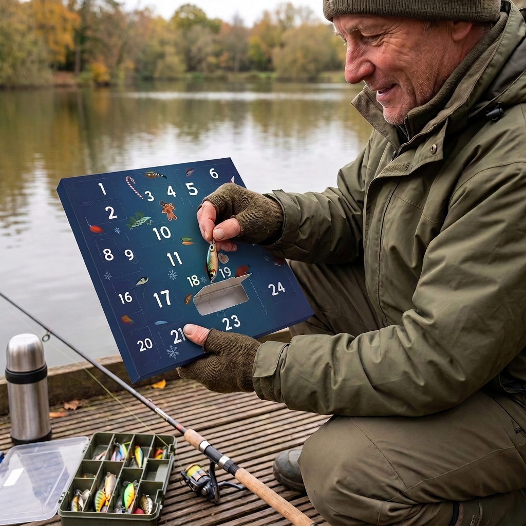 Calendario de Adviento de pesca de 24 días