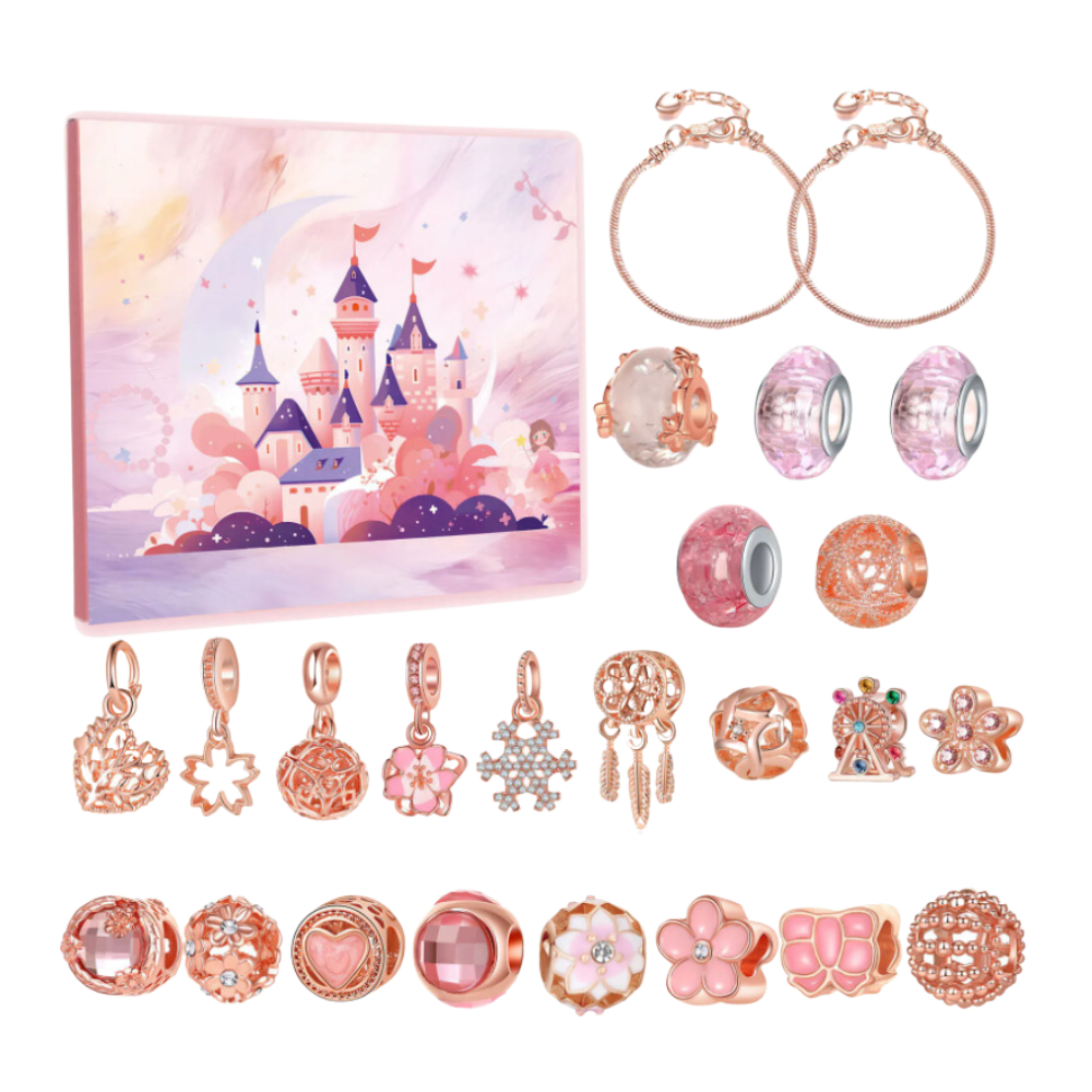 Calendario de Adviento DIY 2026 para niñas – Set de joyas y pulseras