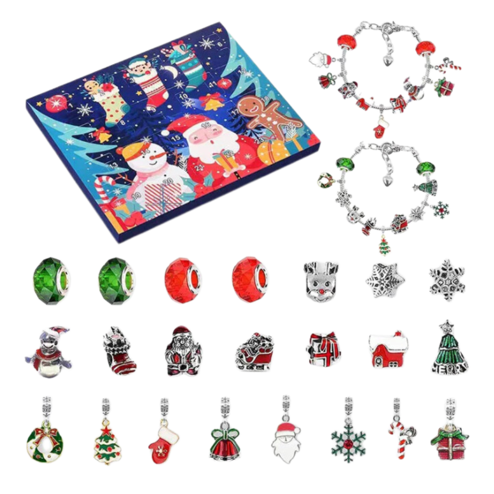 Calendario de Adviento DIY 2026 para niñas – Set de joyas y pulseras