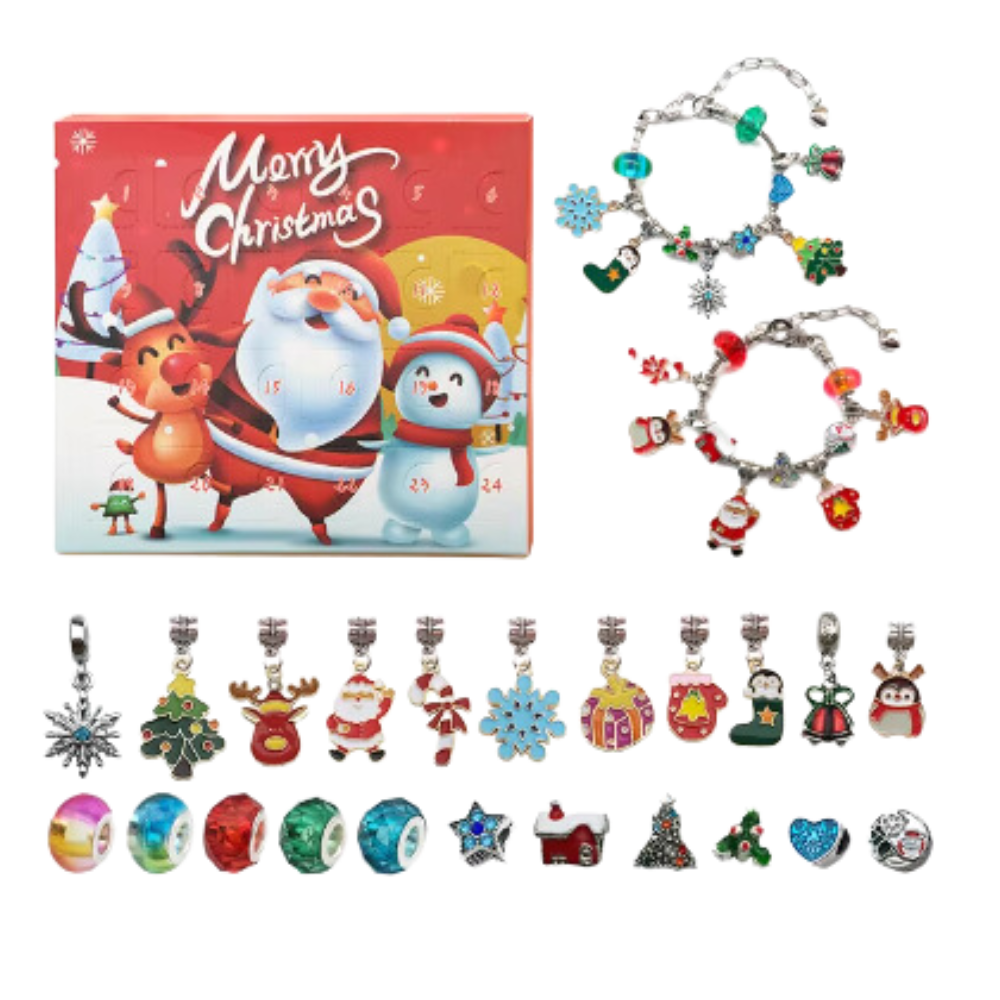 Calendario de Adviento DIY 2026 para niñas – Set de joyas y pulseras