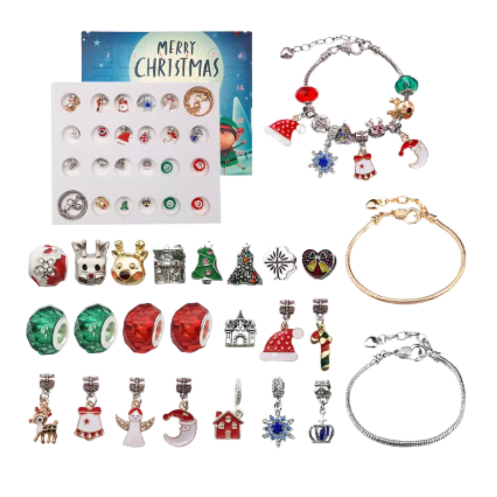 Calendario de Adviento DIY 2026 para niñas – Set de joyas y pulseras